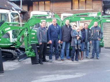 Neue Bagger für Gebr. Hilti Bauunternehmung