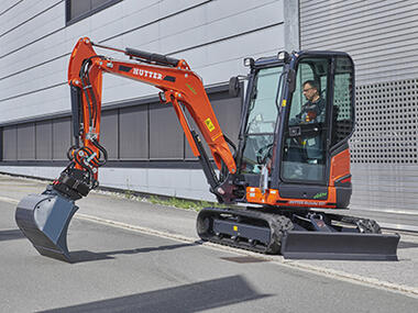 Kubota-Bagger mit innovativem Elektro-Antrieb