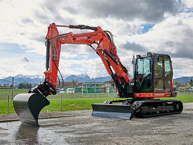 Kubota Tracking System für Bagger und Elektro-Bagger